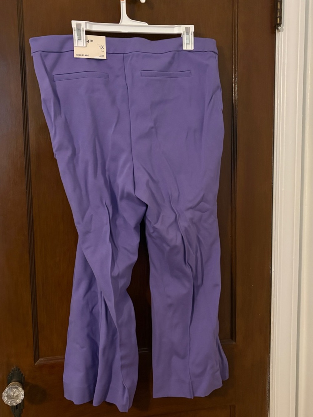 Kick Flare Dress Pants in Lavender